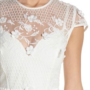 Bronx and Banco Dresses - Bronx and Banco Osa Embroidered Cap Sleeve Organza Bronx and Banco Dresses - Bronx and Banco Osa Embroidered Cap Sleeve Organza